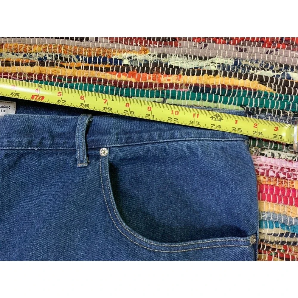 IZOD Jeans NWT Wash Men's Blue Classic Fit Straight Leg Jean Sz 52 x 30 ($55)
